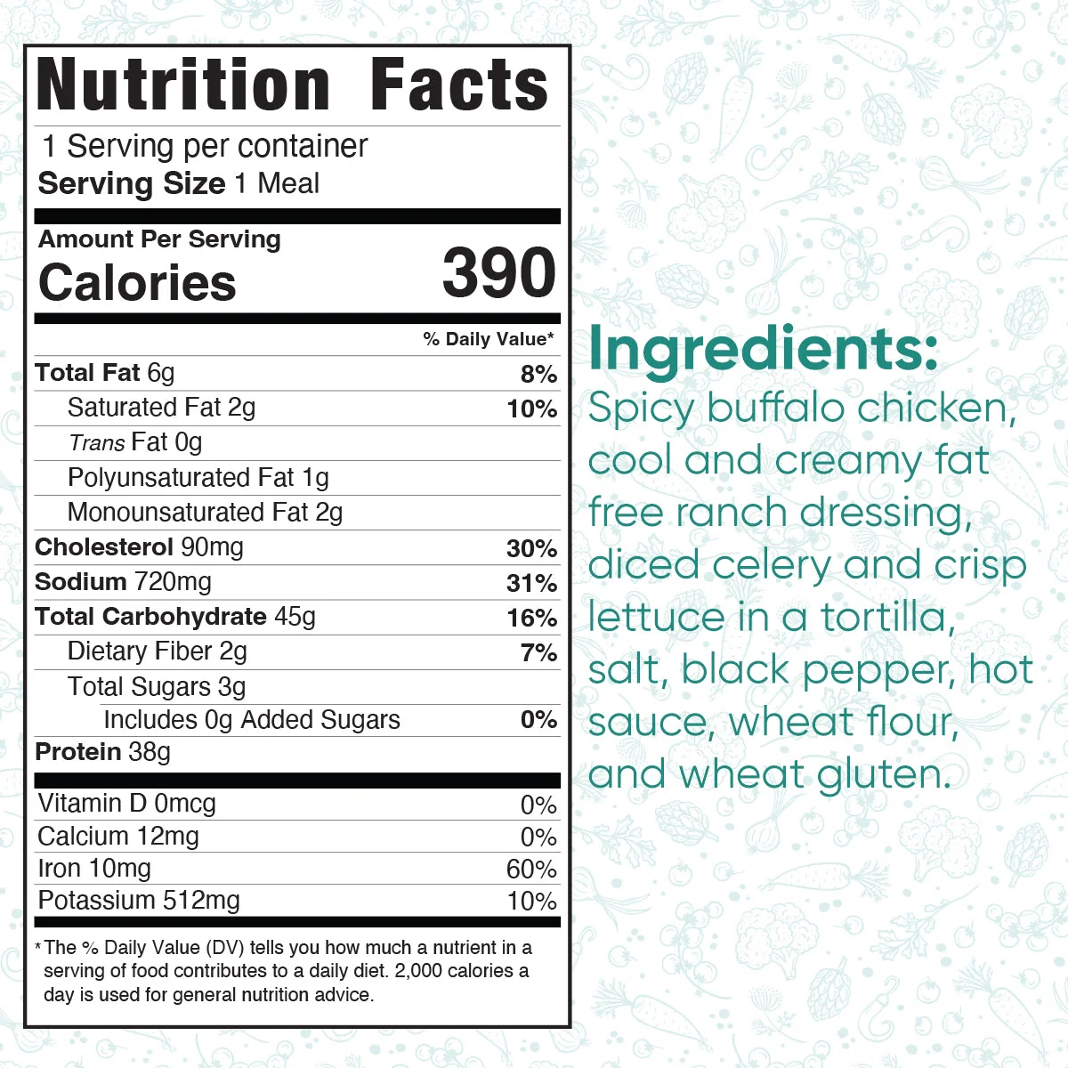 Buffalo Crispy Chicken Wrap - Image 2