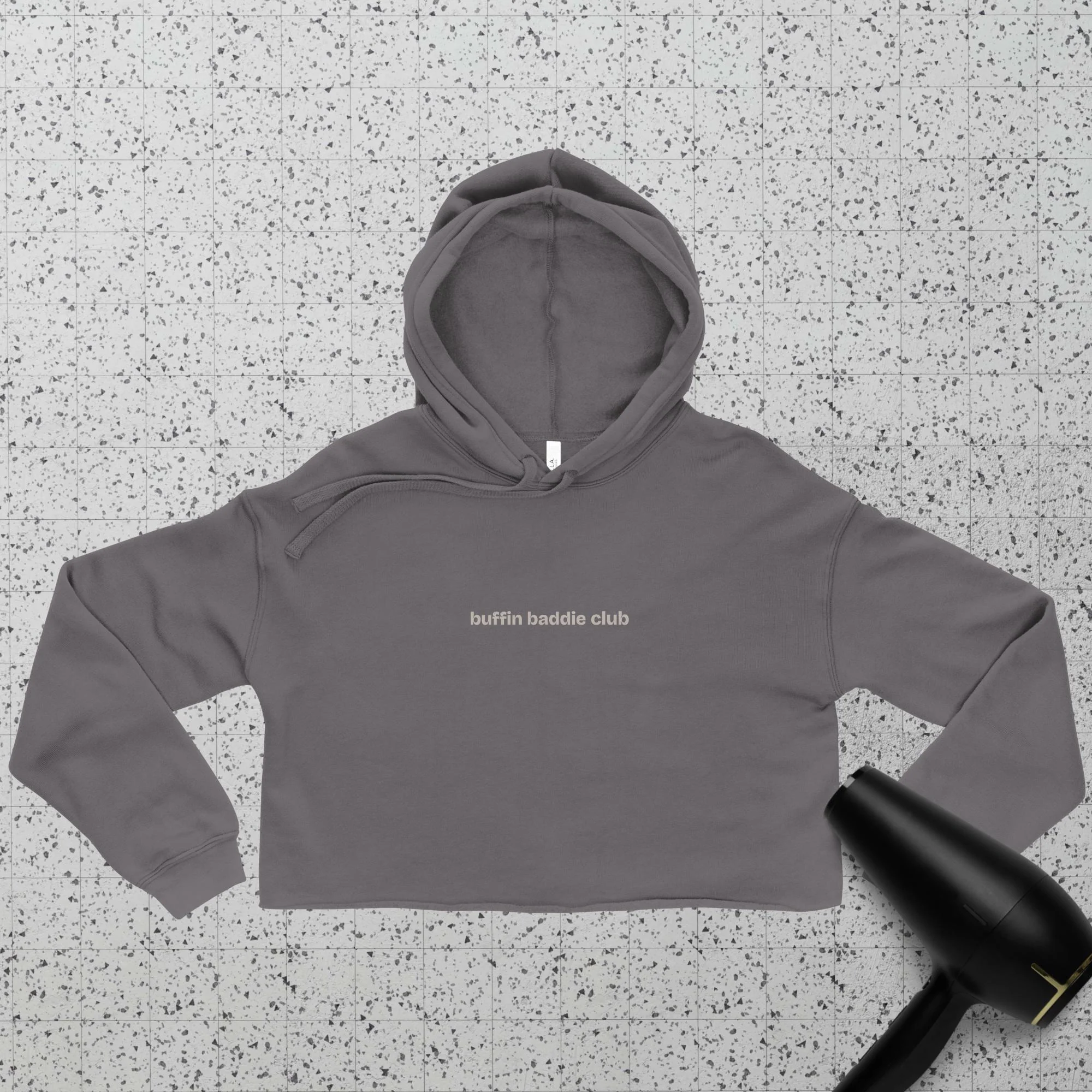 Buffin Baddie v2 Crop Hoodie - Image 2
